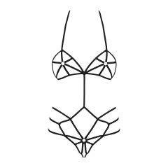 Obsessive - Decorative Body Harness (Black) - S/M