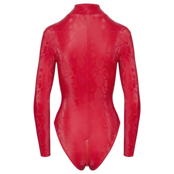 Cottelli - Snake Print Bodysuit (Red)