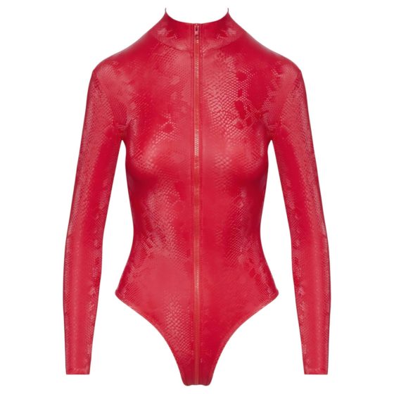 Cottelli - snake print bodysuit (red)