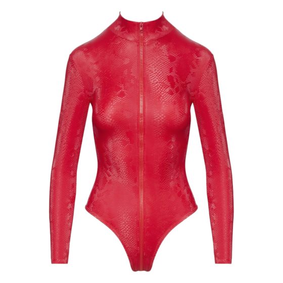 Cottelli - snake skin patterned body (red)