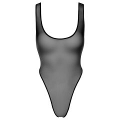 Noir - Transparent Bodysuit (Black)