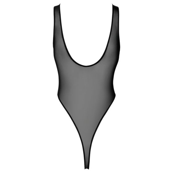 Noir - Transparent Bodysuit (Black)