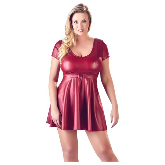 Cottelli Plus Size - A-Line Mini Dress (Red)