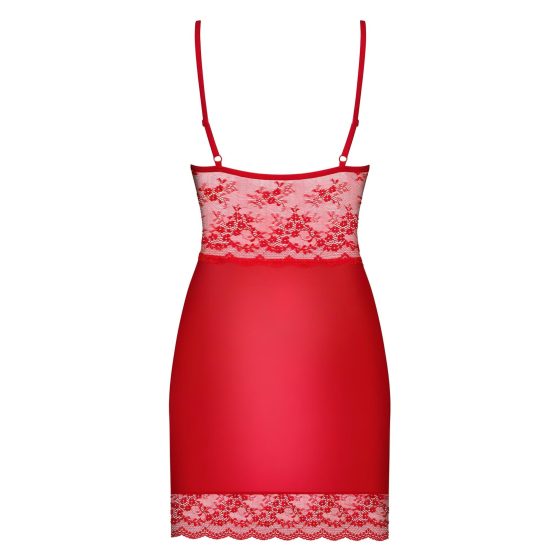 Obsessive Lovica - Lace Nightwear with Thong (Red)