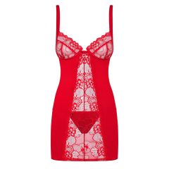 Obsessive Heartina - Sleepwear with Thong (Red)