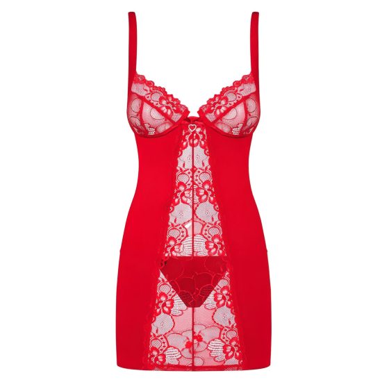 Obsessive Heartina - Sleepwear with Thong (Red)