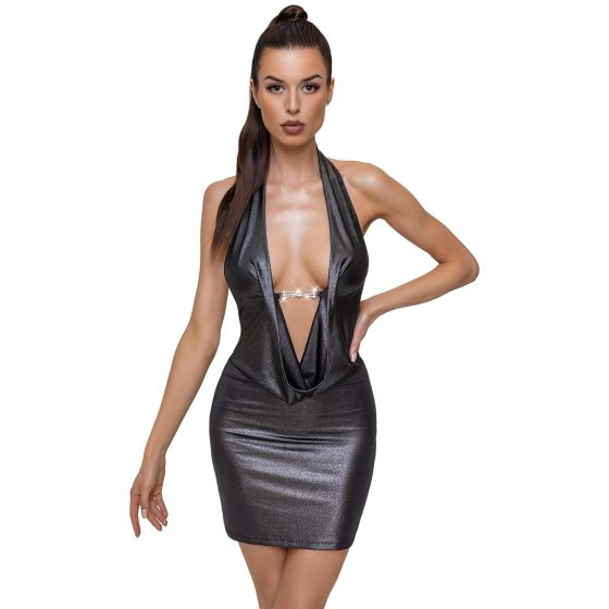 Cottelli Party - Low-cut Dress (Silver)