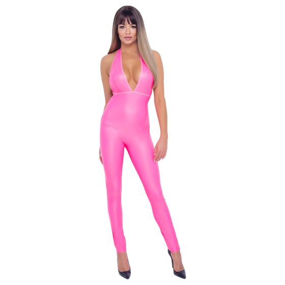 Cottelli Party - Overall with Deep Back Design (Pink)