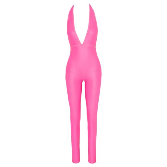 Cottelli Party - jumpsuit with deep back cut (pink)