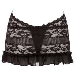 Cottelli - Halterneck Lace Mini (Black)