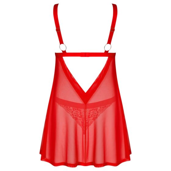 Obsessive Elianes - Lace Babydoll Set (Red)