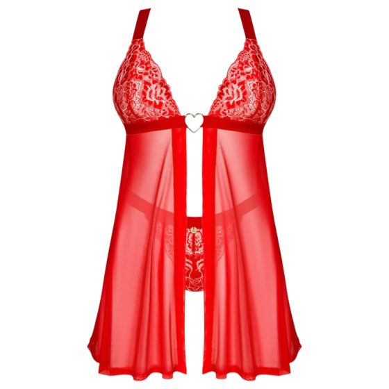 Obsessive Elianes - Lace Babydoll Set (Red)