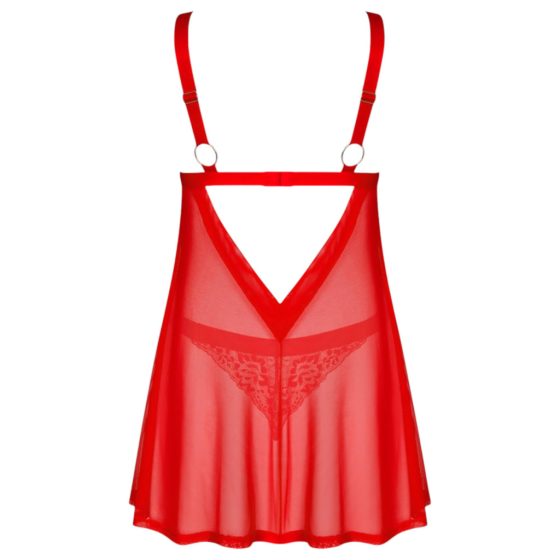 Obsessive Elianes - Lace Babydoll Set (Red)