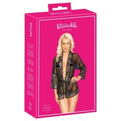 Kissable - Short Robe (Black)