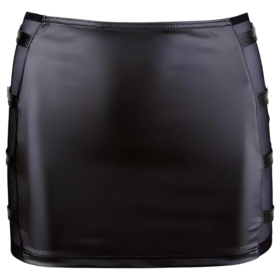 Cottelli - Shiny Buckle Mini Skirt (Black)