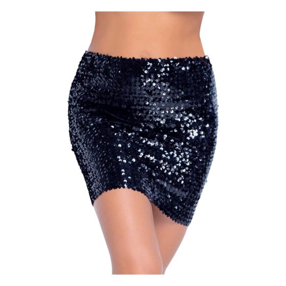 Cottelli Party - Shiny Sequin Skirt (Black)