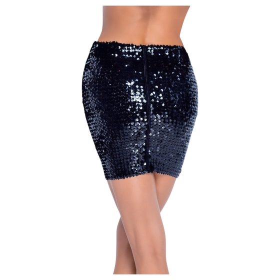 Cottelli Party - Shiny Sequin Skirt (Black)