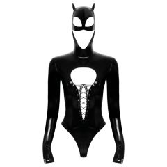 Black Velvet - Long Sleeve Batwoman Bodysuit (Black)