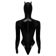 Black Velvet - Long Sleeve Batwoman Bodysuit (Black)