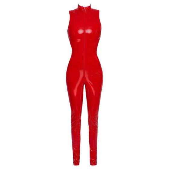 Black Level - Sleeveless Zip Jumpsuit (Red)