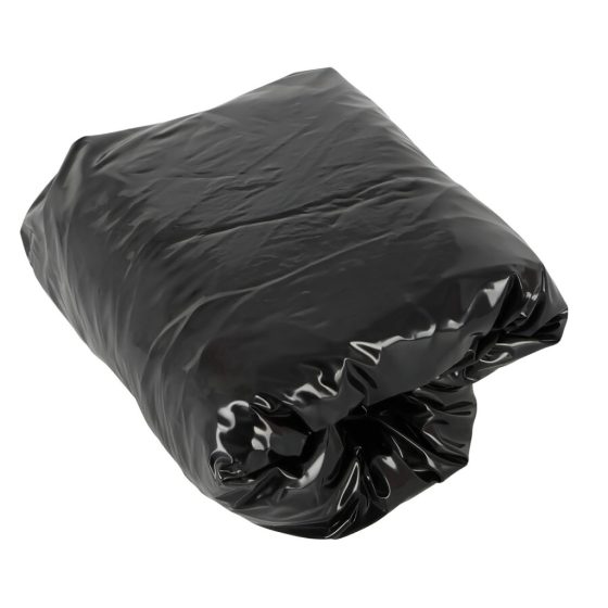 Shiny, Rubberized Sheet - Black (160 x 200cm)