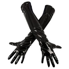 Black Level - Glossy Vinyl Gloves (Black)