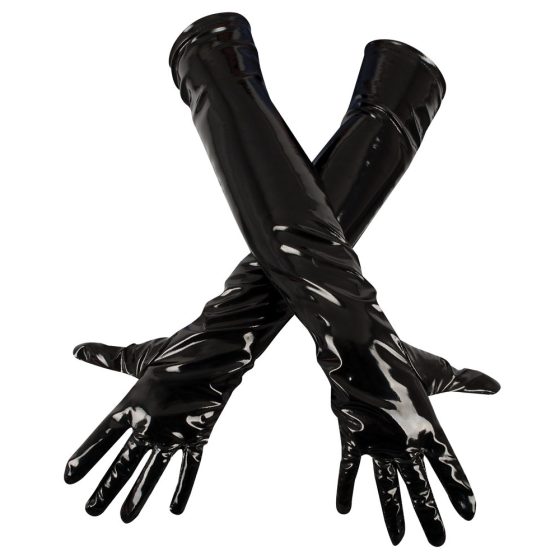 Black Level - gloss lacquer gloves (black)