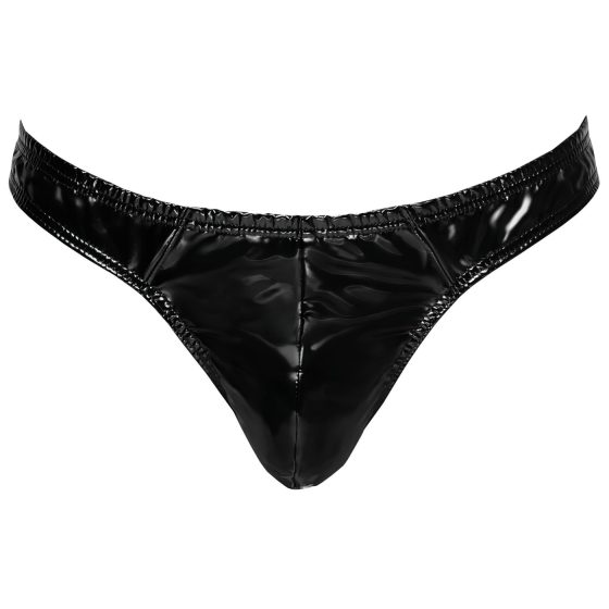 Black Level - Classic, Lacquer Men's Thong (Black)