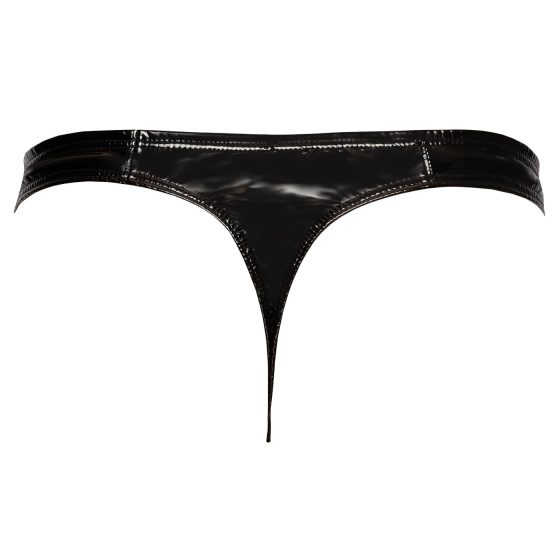 Black Level - Classic, Lacquer Men's Thong (Black)