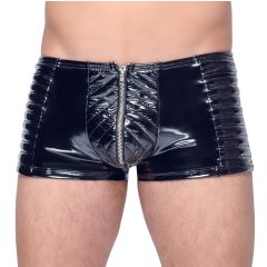 Black Level - Ribbed-Zip Men's Shorts (Black)