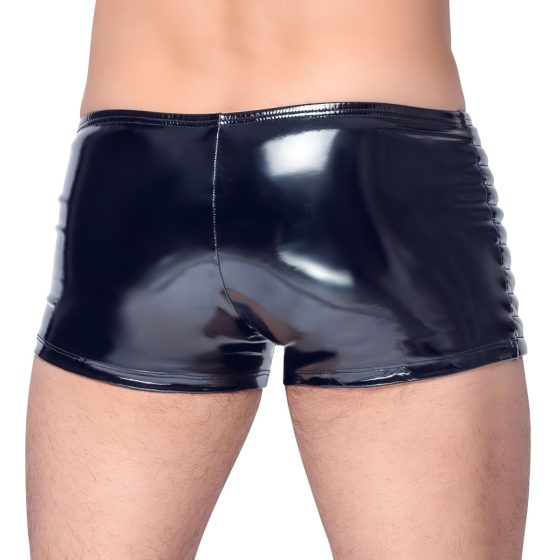 Black Level - Ribbed Zip Men's Shorts (Black)