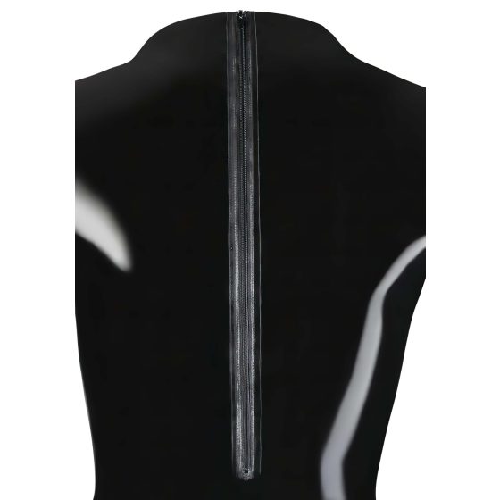 Latex Long Sleeve Women's Bodysuit (Black)