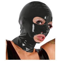 Latex pacifier gag (black)