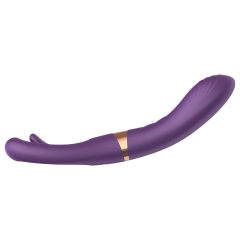 Funny Me Dual - Rechargeable 2-in-1 Tongue Vibrator (Purple)