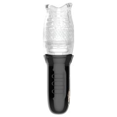   Funny Me Bellucci 360 - Rotating Vibrating Masturbator (Clear-Black)