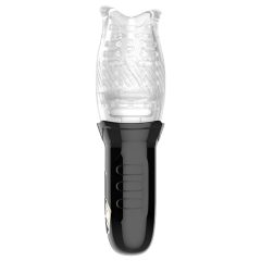   Funny Me Bellucci 360 - Rotating Vibrating Masturbator (Clear-Black)