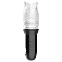   Funny Me Bellucci 360 - Rotating Vibrating Masturbator (Clear-Black)