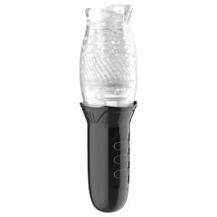   Funny Me Bellucci 360 - Rotating Vibrating Masturbator (Clear-Black)