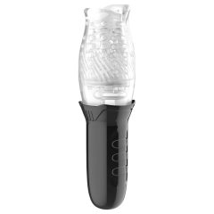   Funny Me Bellucci 360 - Rotating Vibrating Masturbator (Clear-Black)