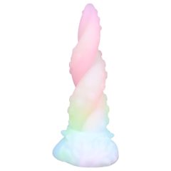 Kraken - Twisted Tentacle Dildo - 18 cm (Rainbow)