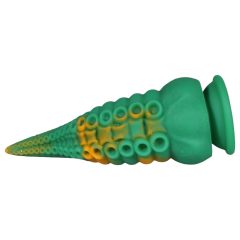   OgazR Octopuss - Suction Cup Tentacle Dildo - 21 cm (Green-Yellow)