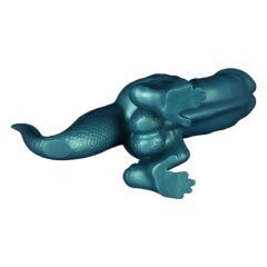 Toppedmonster - Dinosaur Silicone Dildo - 26 cm (Turquoise)