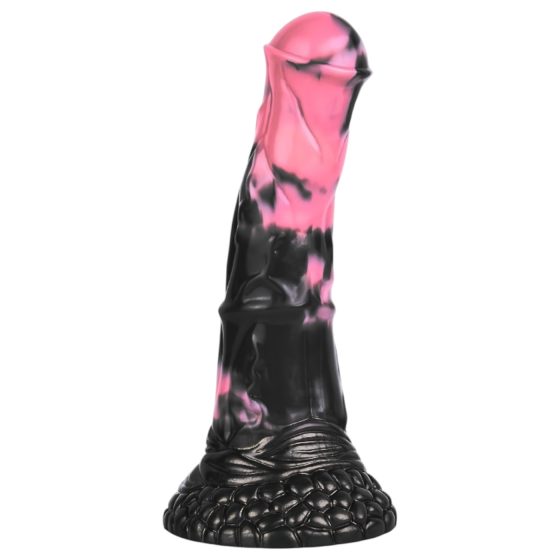 Bad Horse - Silicone Horse Gear Dildo - 18cm (black-pink)