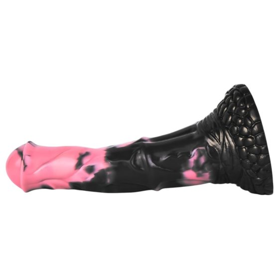 Bad Horse - Silicone Horse Gear Dildo - 18cm (black-pink)