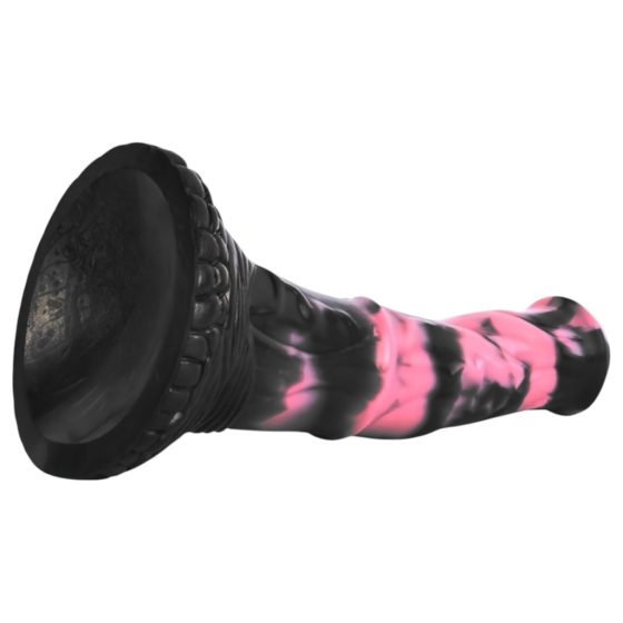 Black-Pink Silicone Horse Dildo - 18cm