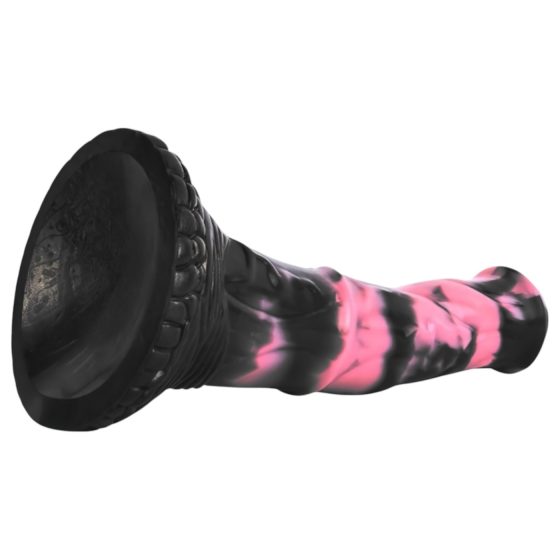 Bad Horse - Silicone Horse Gear Dildo - 18cm (black-pink)