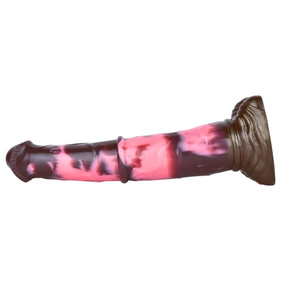 Bad Horse - Silicone Horse Gear Dildo - 24cm (Brown-Pink)