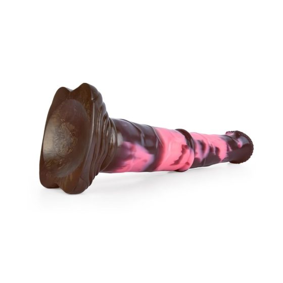 Bad Horse - Silicone Horse Gear Dildo - 24cm (Brown-Pink)