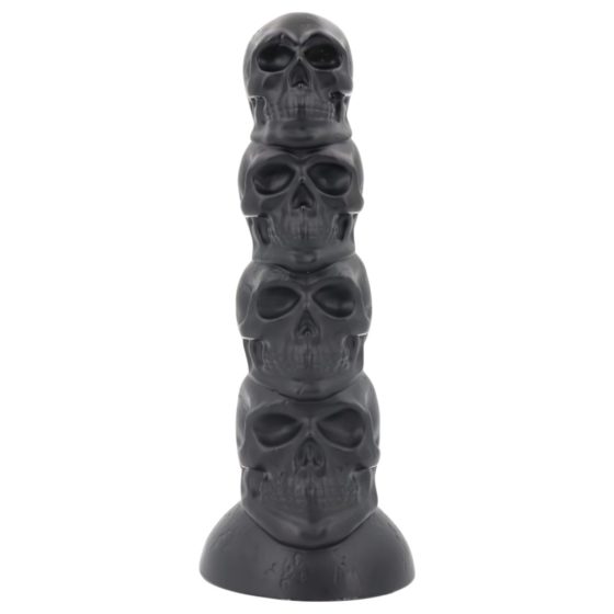 Skull Dildo - 22 cm (Black)