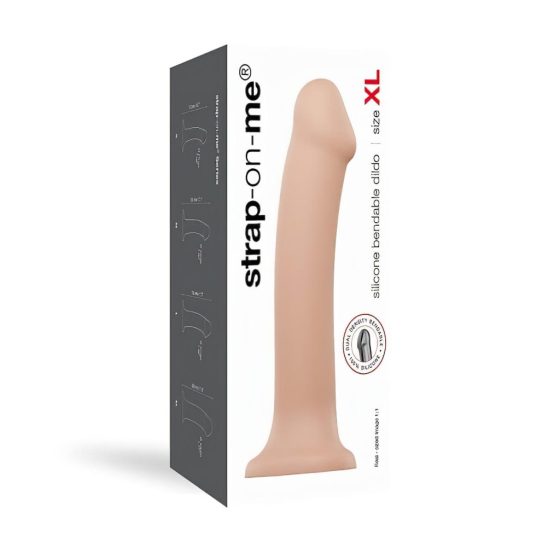 Strap-on-me XL - Double Layered Realistic Dildo - Extra Large (Natural)